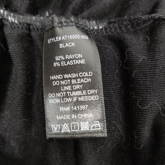 ASTR Women's Ruched Black Bodysuit Size Medium Comfy Casual Versatile Sexy - Picture 5 of 6